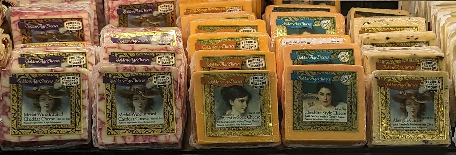 Golden Age Cheeses in local grocery store