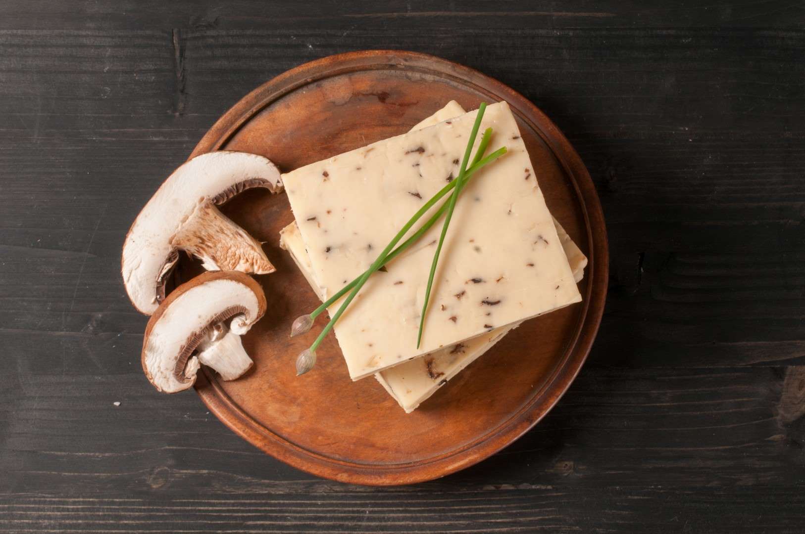 Harmony Cheese's Exclusive Mushroom and Chive cheese