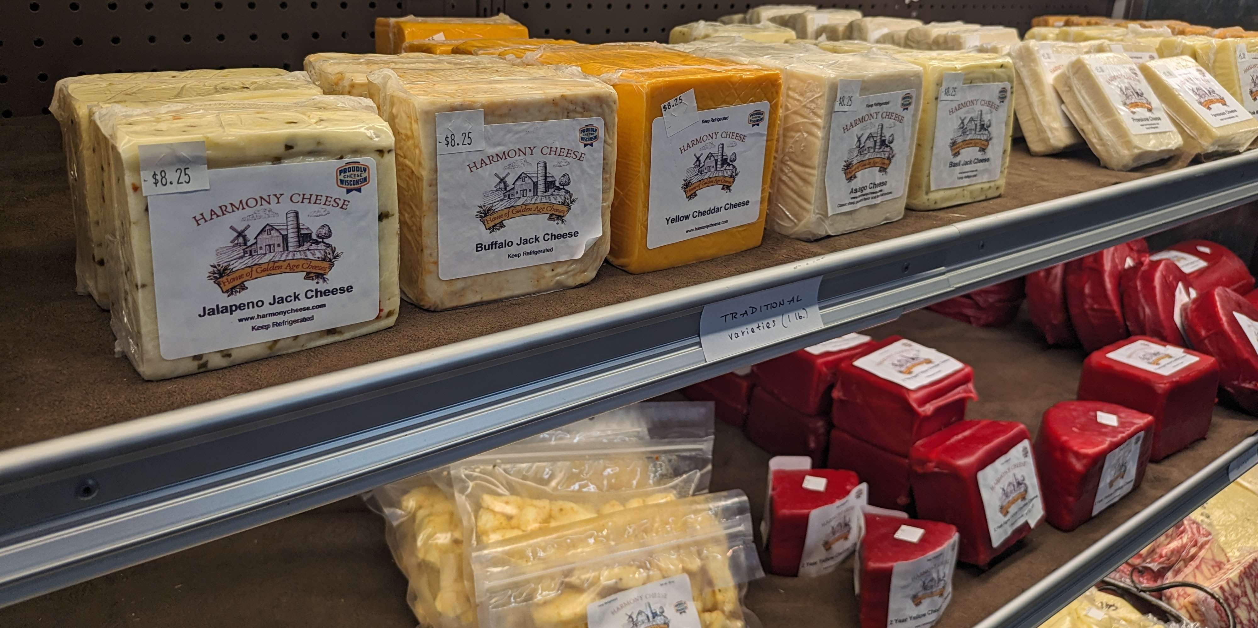 Unique cheese flavors offered nowhere else